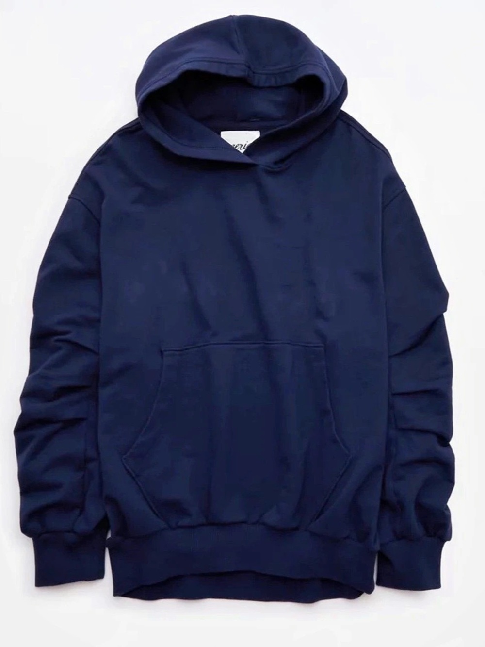 Aerie Navy Hooded Sweatshirt pullover